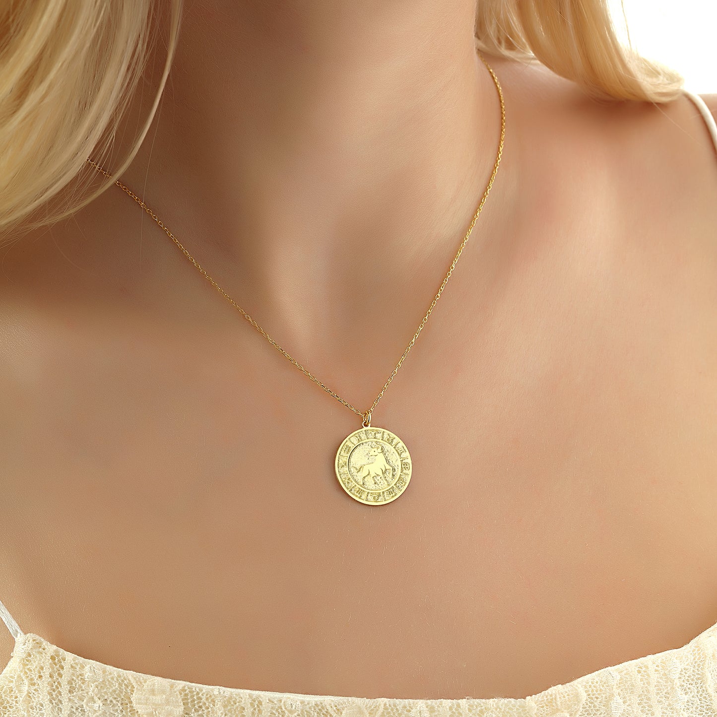 TAURUS ZODIAC NECKLACE