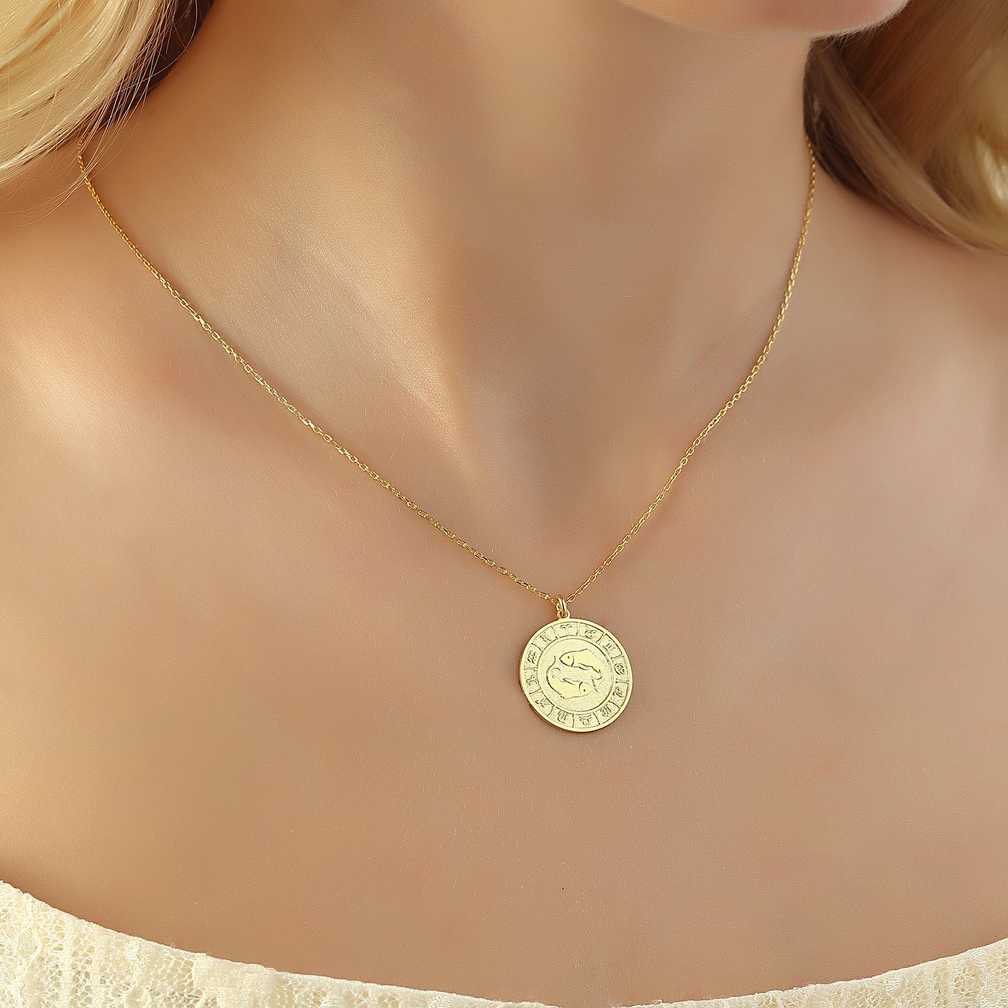 PISCES ZODIAC NECKLACE