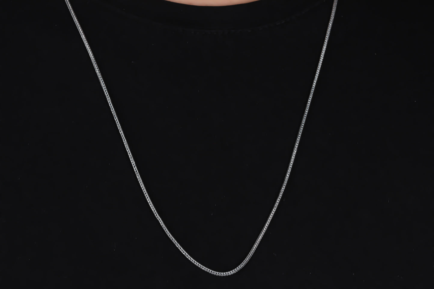 2MM FOXTAIL CHAIN NECKLACE