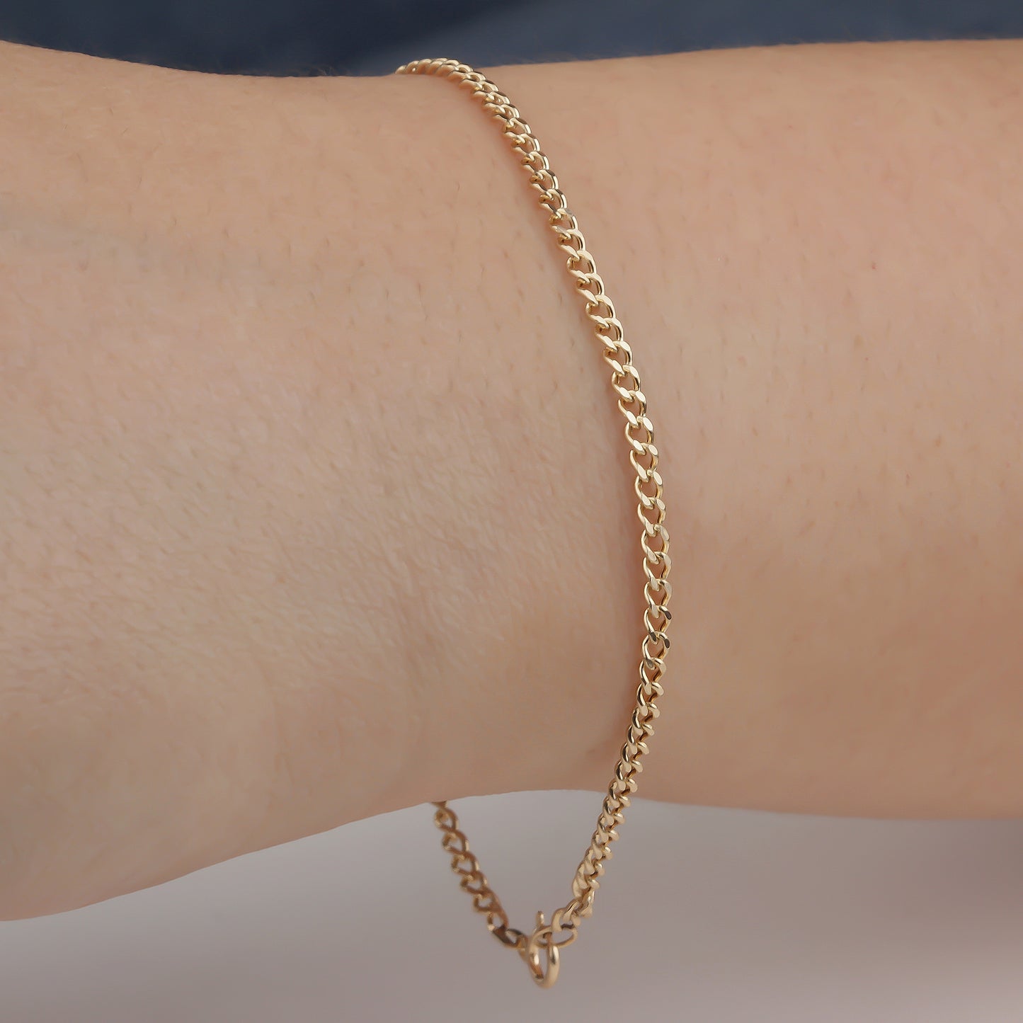 2,5 MM CURB CHAIN BRACELET
