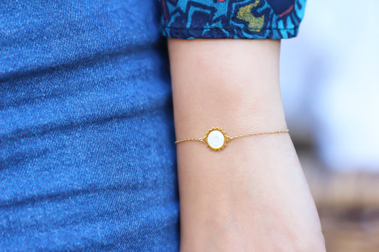 925k Sterling Silver Sun Bracelet - alternate view 2