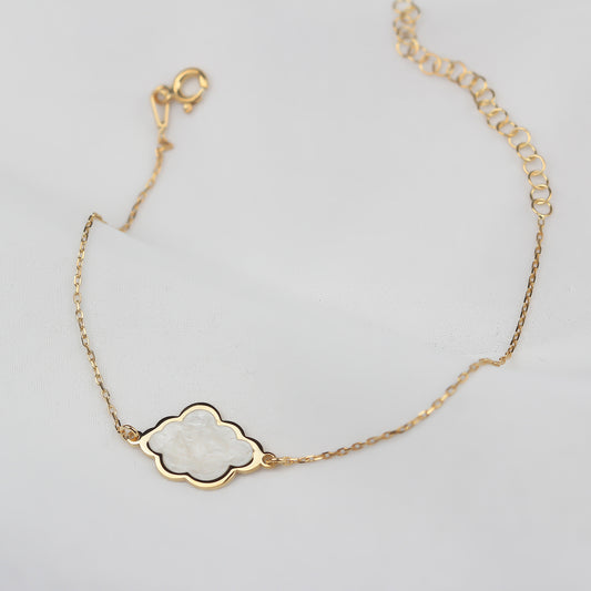 925k Sterling Silver Cloud Bracelet - alternate view 2