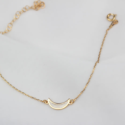 925k Sterling Silver Crescent Bracelet - alternate view 2