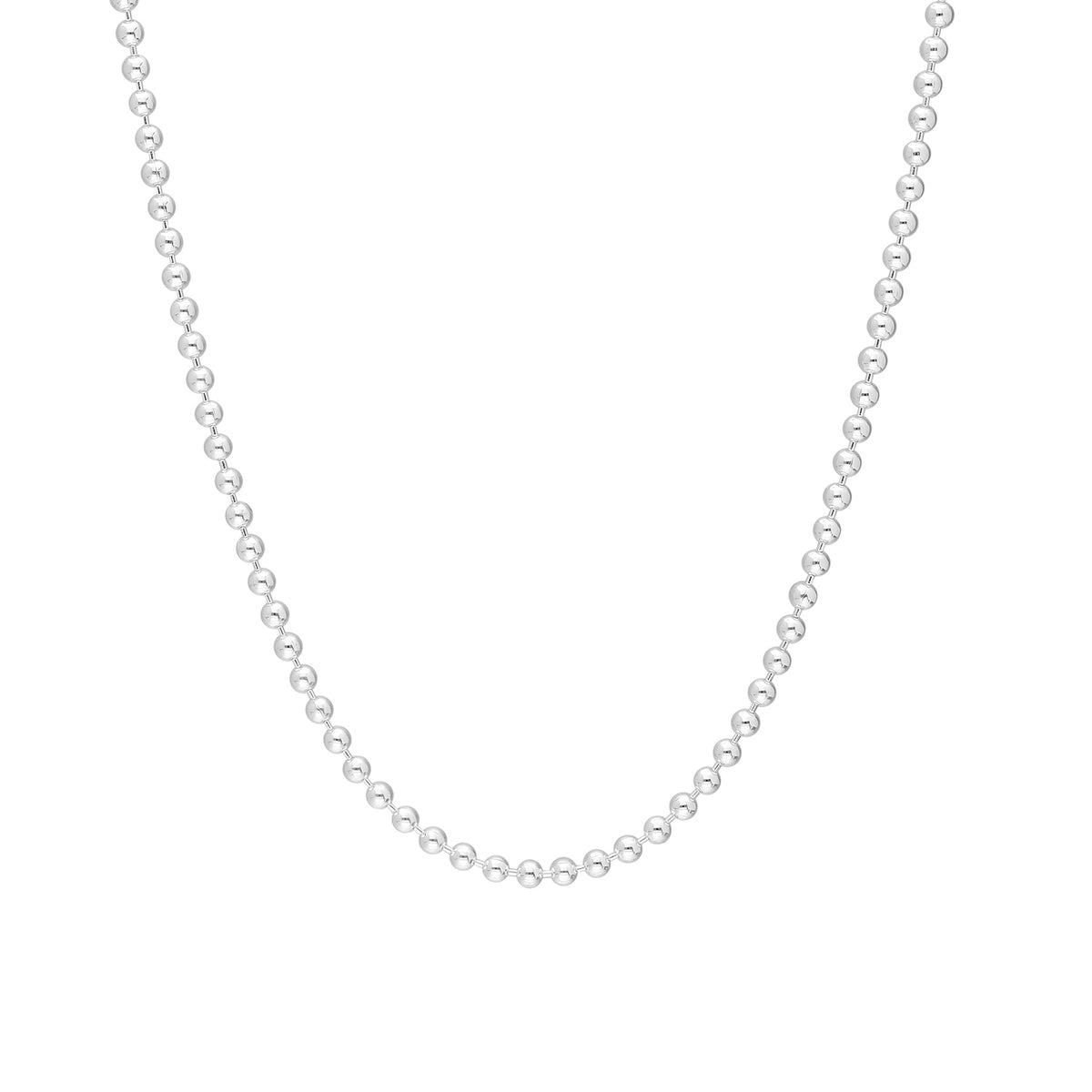 925k Sterling Silver Ball Chain