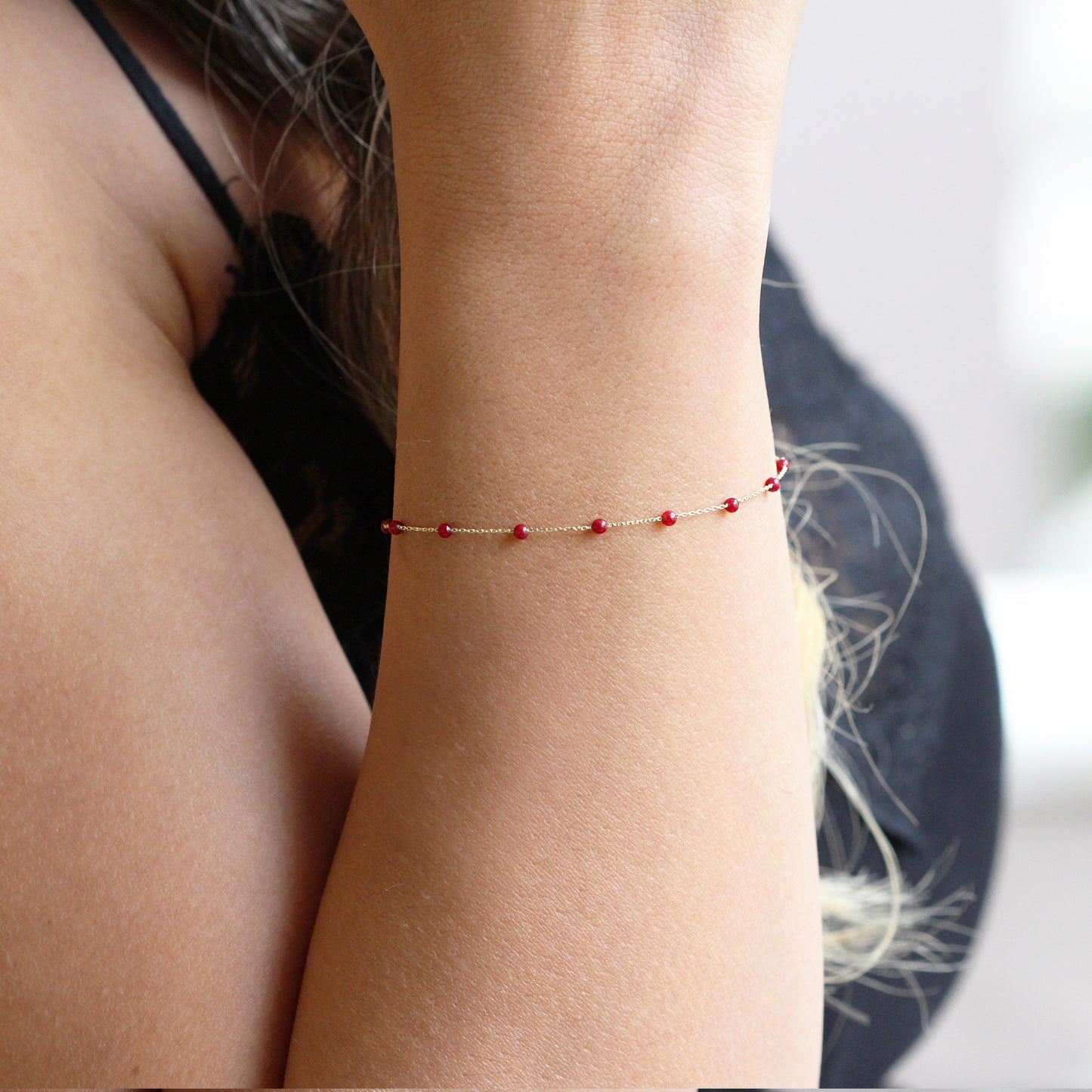 CORAL PAVE BRACELET
