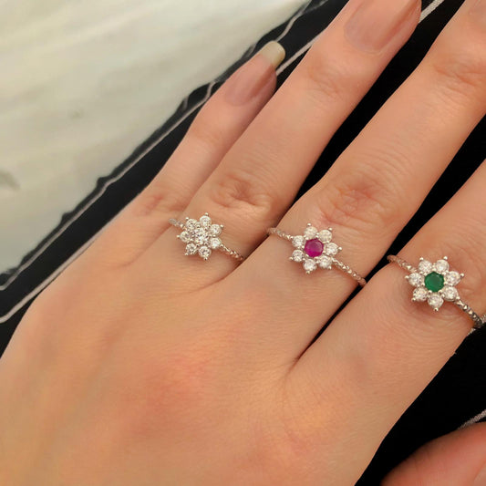 925k Sterling Silver Star Ring - alternate view 2