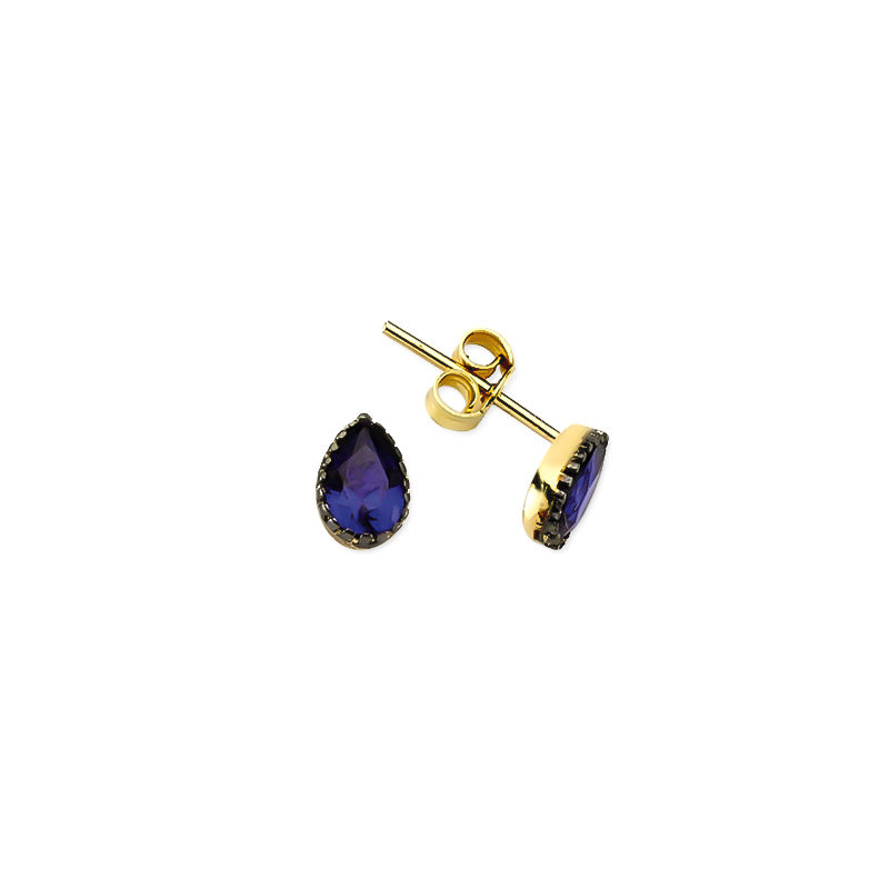 14k Solid Gold Drop Earring