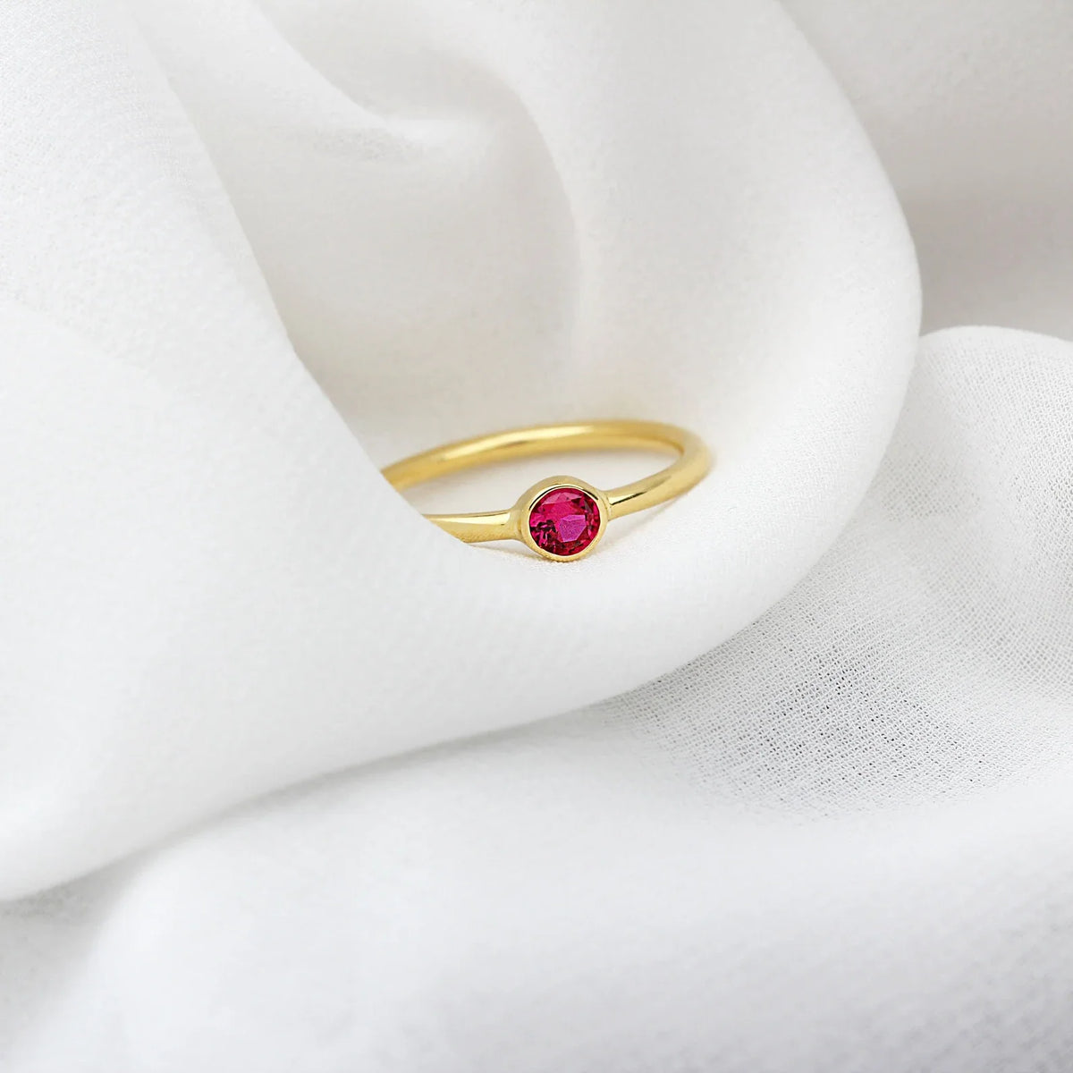 Sterling Silver Birthstone Rings