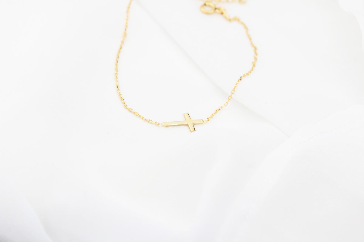 925k Sterling Silver Cross Bracelet - alternate view 3