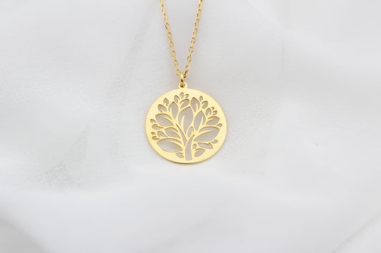 925k Sterling Silver Tree of Life Necklace - alternate view 2