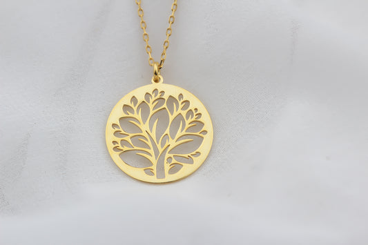 925k Sterling Silver Tree of Life Necklace