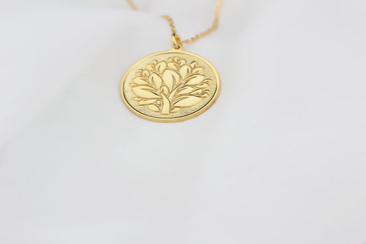 925k Sterling Silver Tree of Life Necklace - alternate view 2