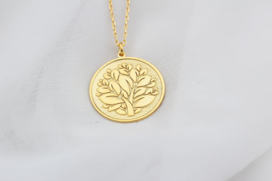 925k Sterling Silver Tree of Life Necklace