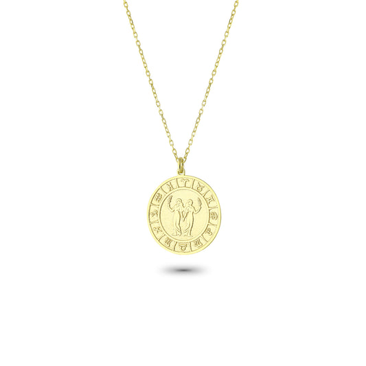 925k Sterling Silver Gemini Zodiac Necklace - alternate view 2