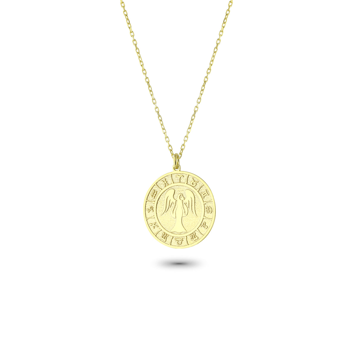 925k Sterling Silver Virgo Zodiac Necklace - alternate view 2