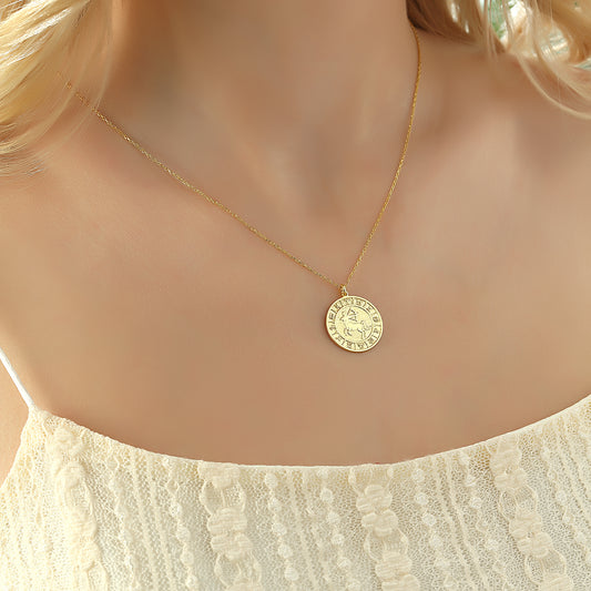 925k Sterling Silver Sagittarius Zodiac Necklace