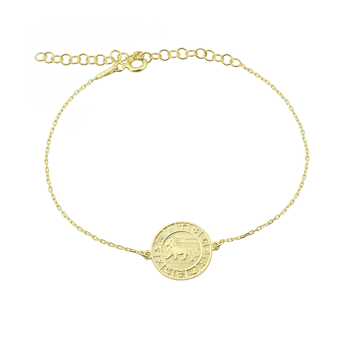 925k Sterling Silver Leo Zodiac Bracelet - alternate view 2