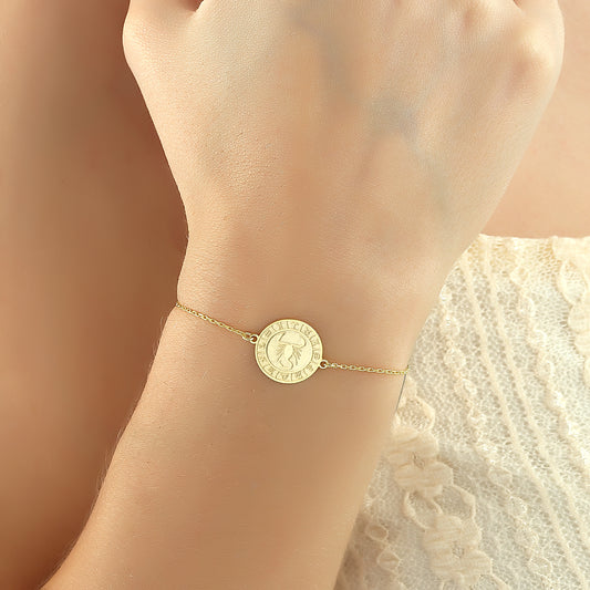 925k Sterling Silver Scorpio Zodiac Bracelet