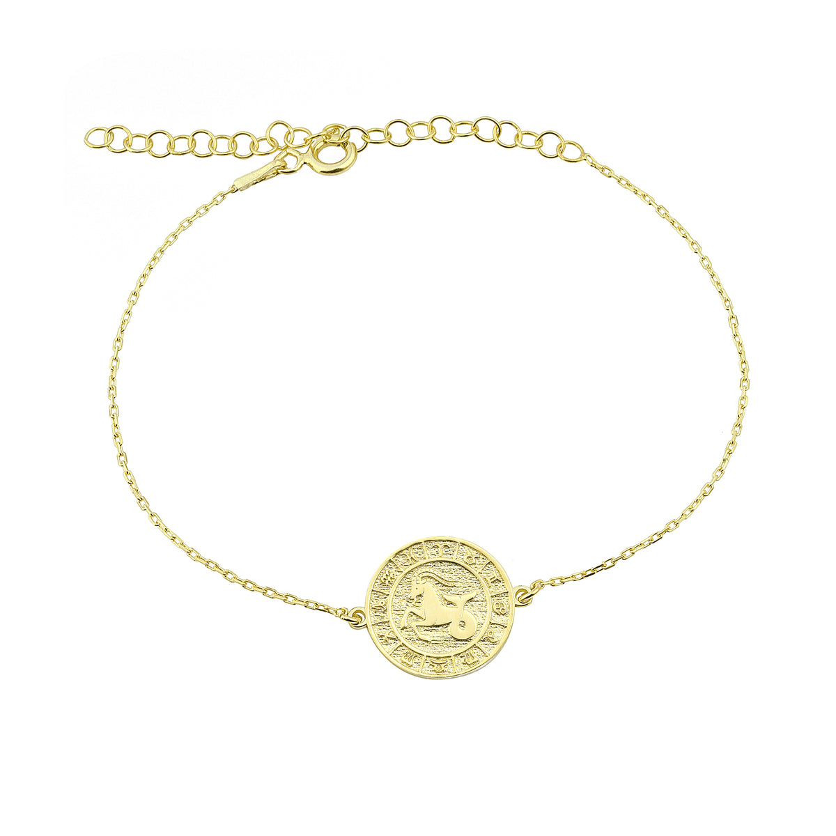 925k Sterling Silver Capricorn Zodiac Bracelet - alternate view 2