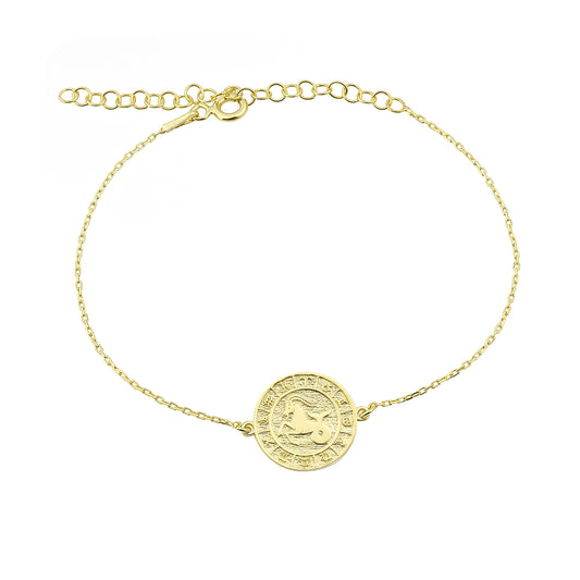 925k Sterling Silver Capricorn Zodiac Bracelet - alternate view 2