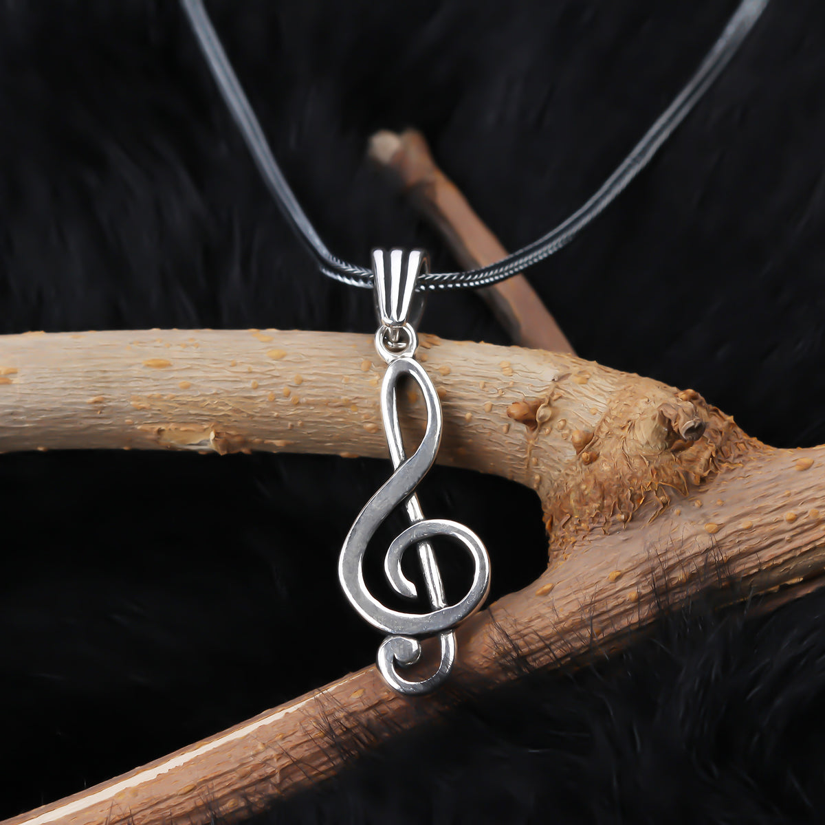 925k Sterling Silver Men Left Wrench Necklace - alternate view 3