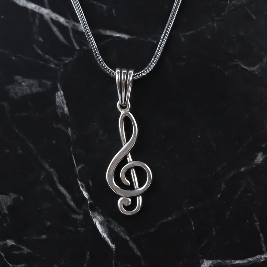 925k Sterling Silver Men Left Wrench Necklace