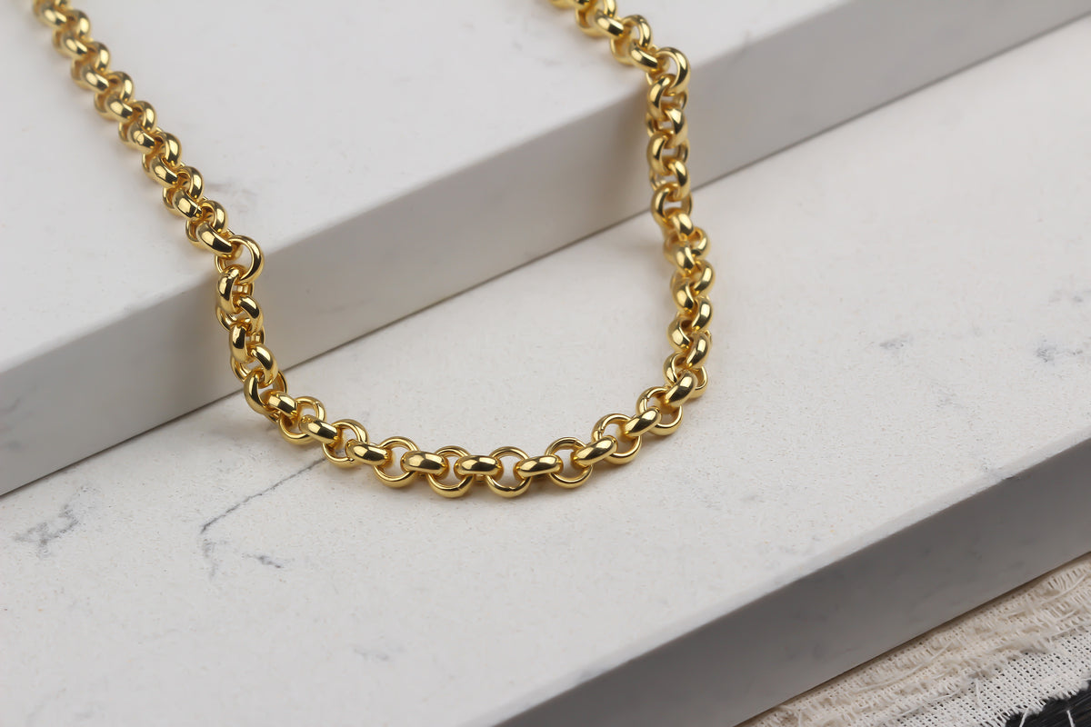 925k Sterling Silver Doc Chain Necklace - alternate view 4
