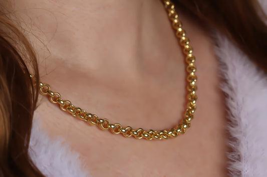 925k Sterling Silver Doc Chain Necklace
