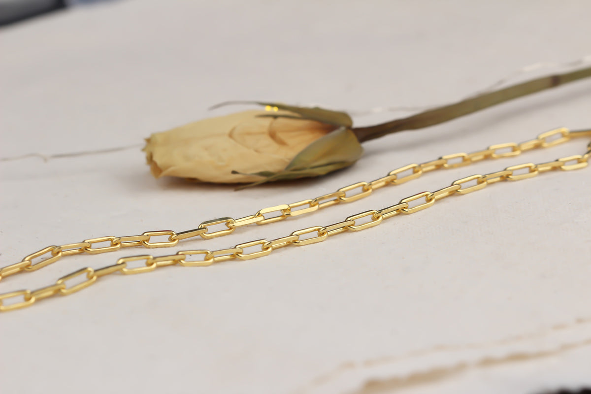 925k Sterling Silver Link Chain Necklace - alternate view 4