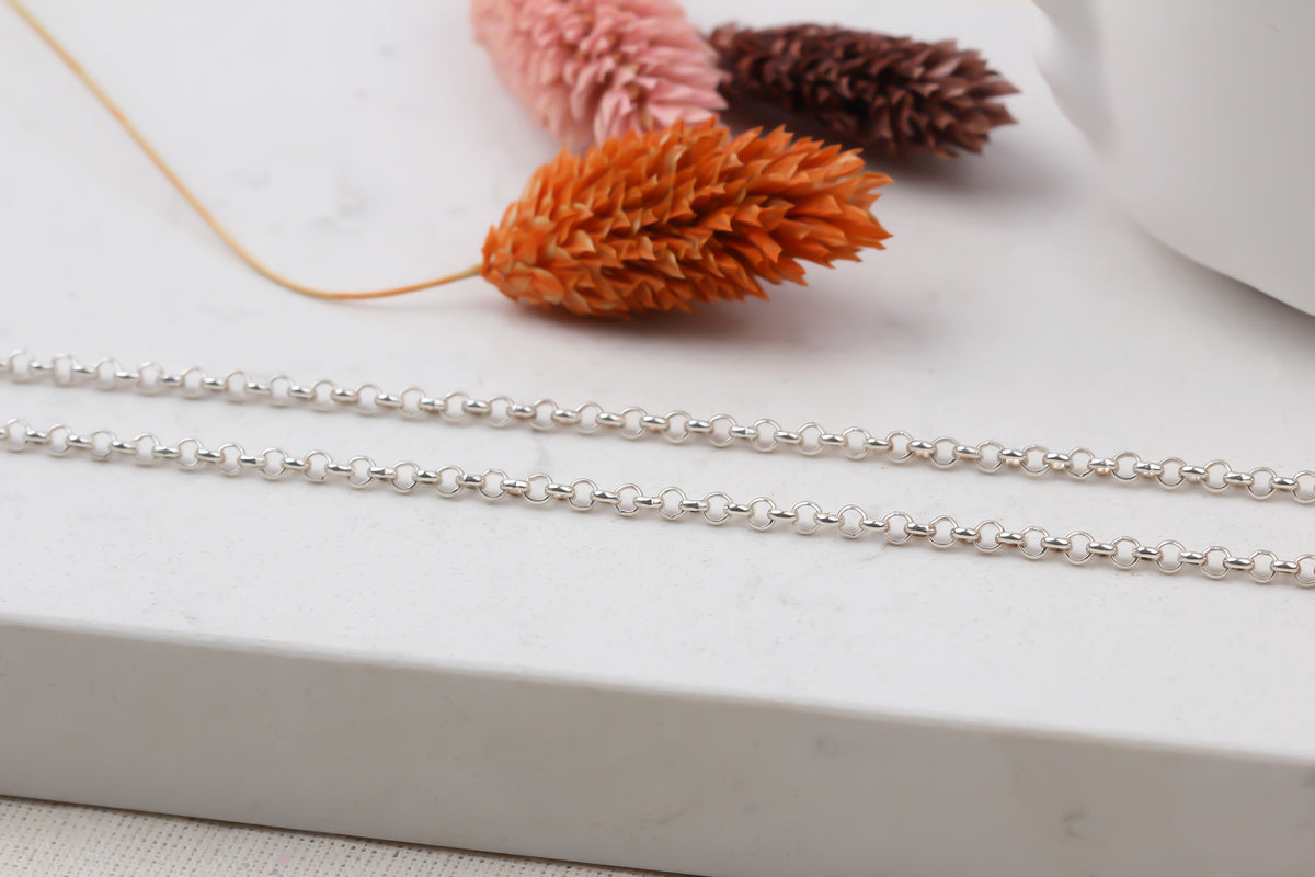925k Sterling Silver Doc Chain Necklace - alternate view 7