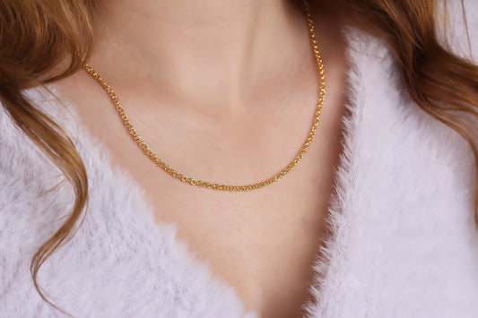 925k Sterling Silver Doc Chain Necklace