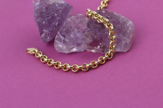 925k Sterling Silver Doc Chain Bracelet