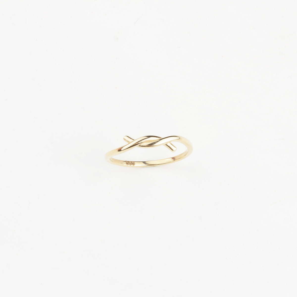 14k Solid Gold Knot Ring - alternate view 5