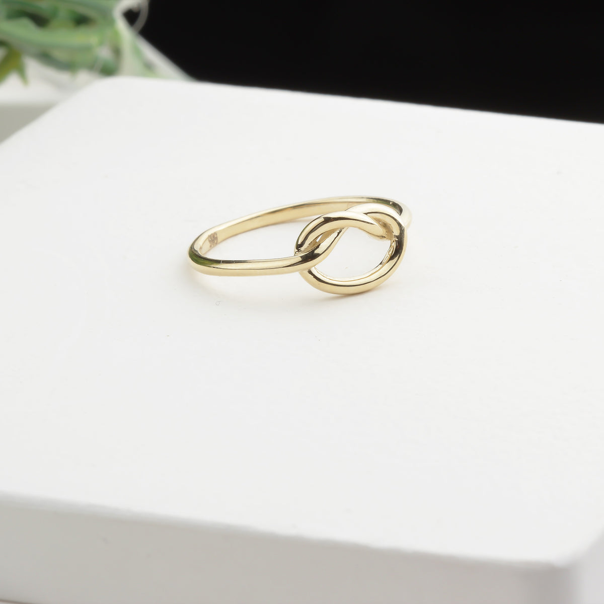 14k Solid Gold Knot Ring - alternate view 2