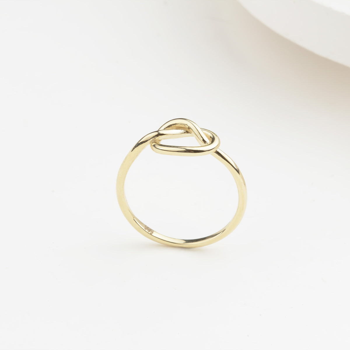 14k Solid Gold Knot Ring - alternate view 3