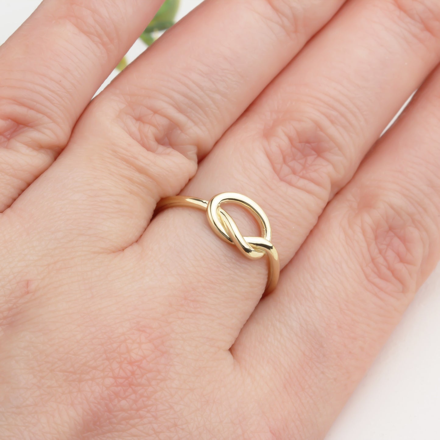 14k Solid Gold Knot Ring - alternate view 7