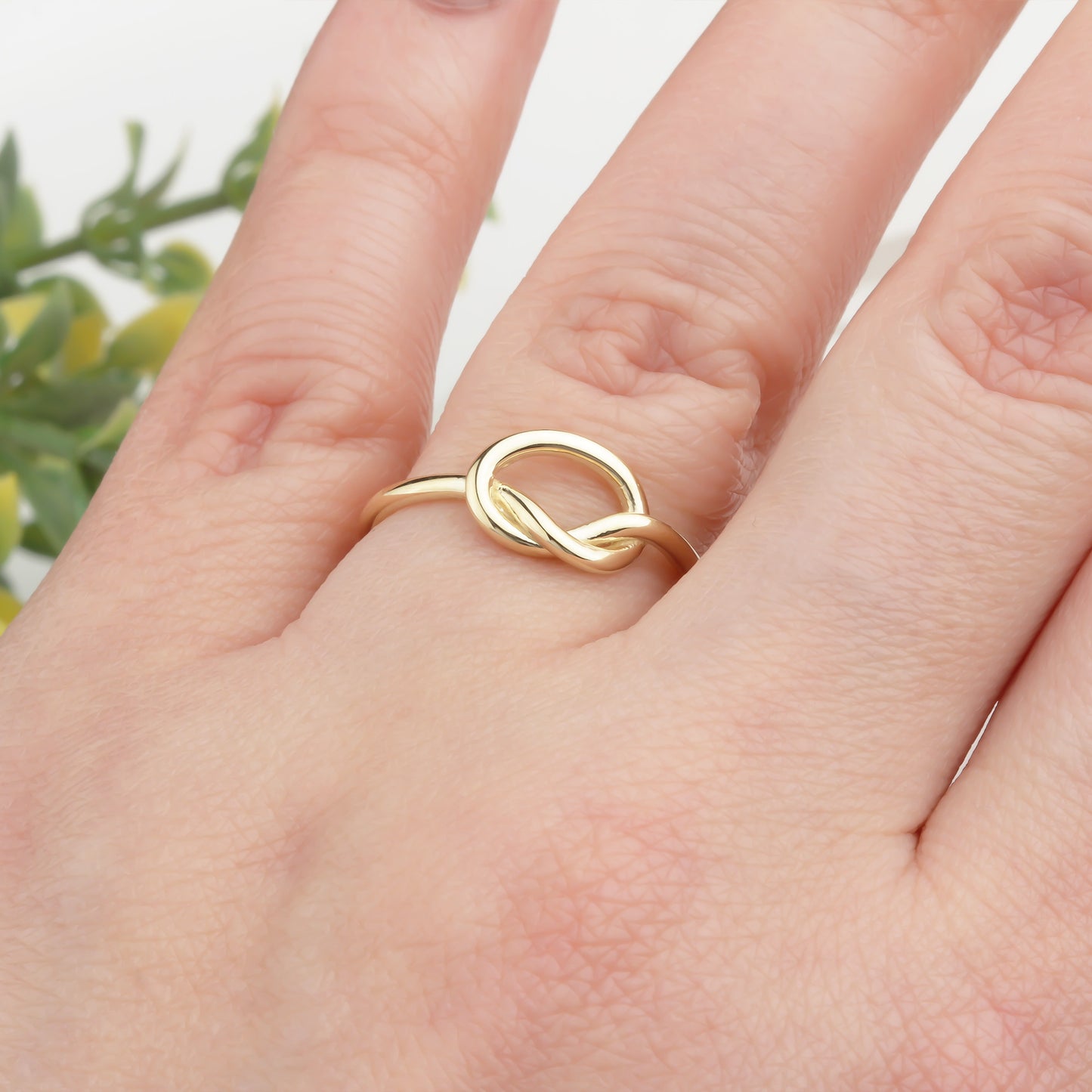 14k Solid Gold Knot Ring - alternate view 8