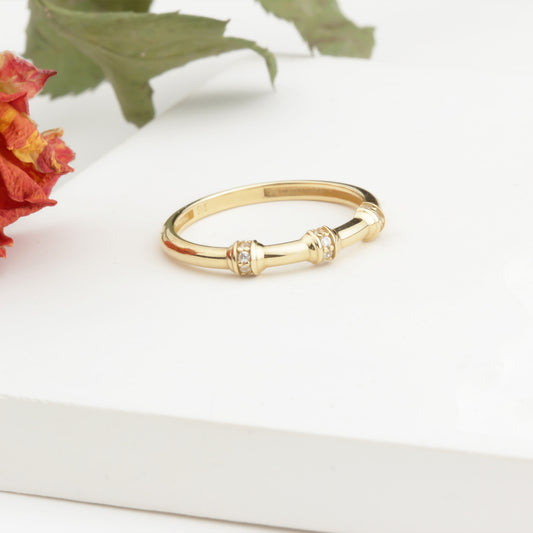 14k Solid Gold Ring - alternate view 2