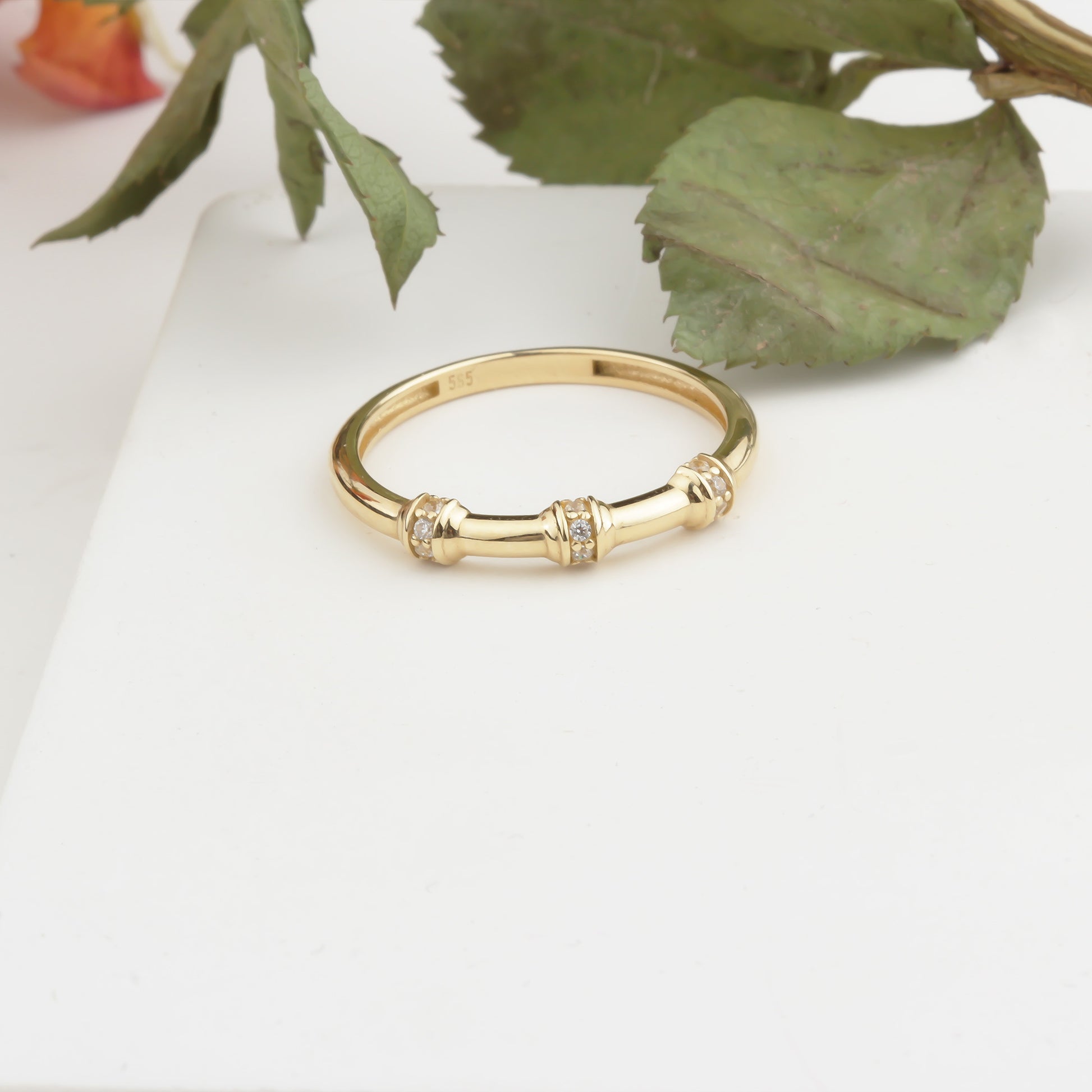 14k Solid Gold Ring - alternate view 4
