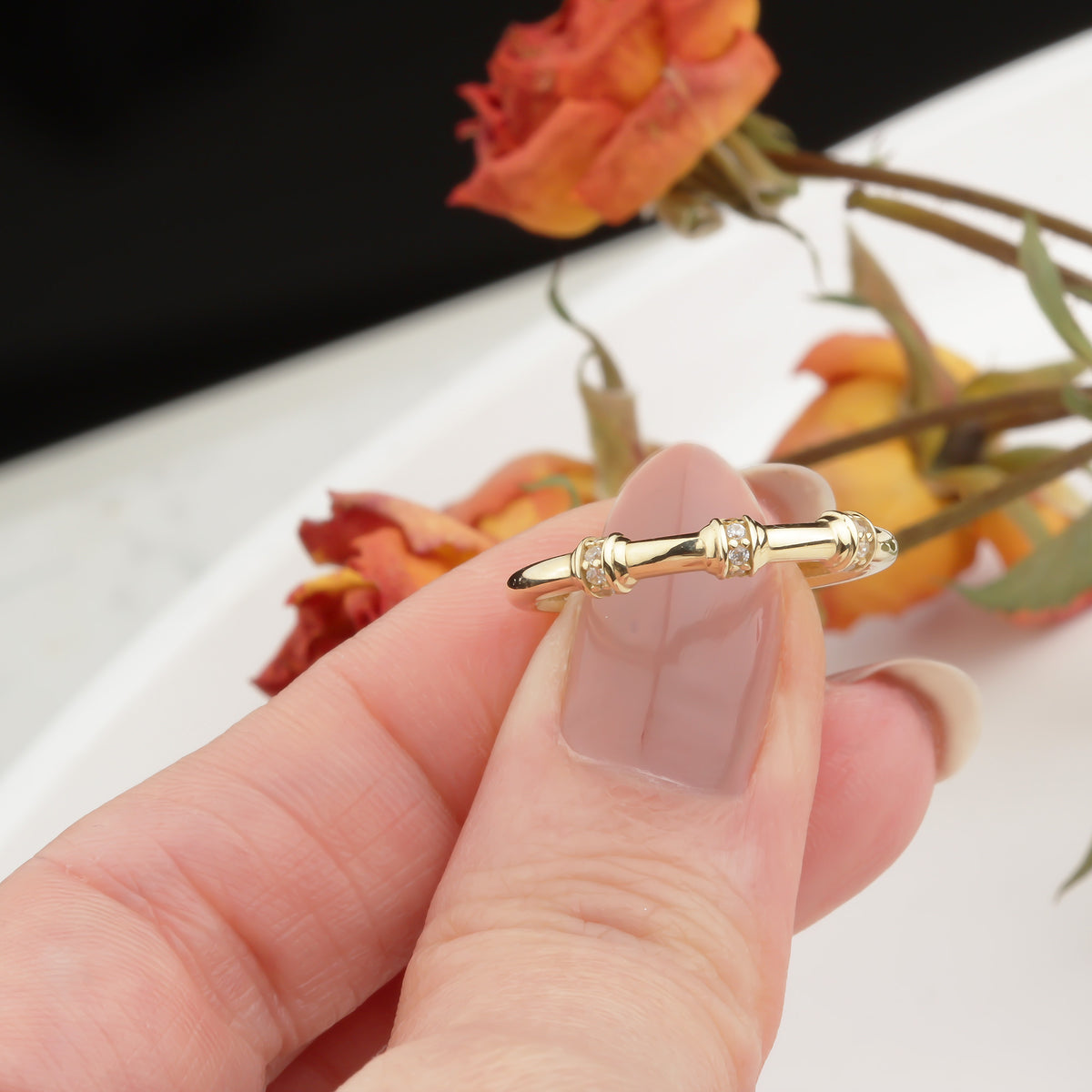14k Solid Gold Ring - alternate view 6