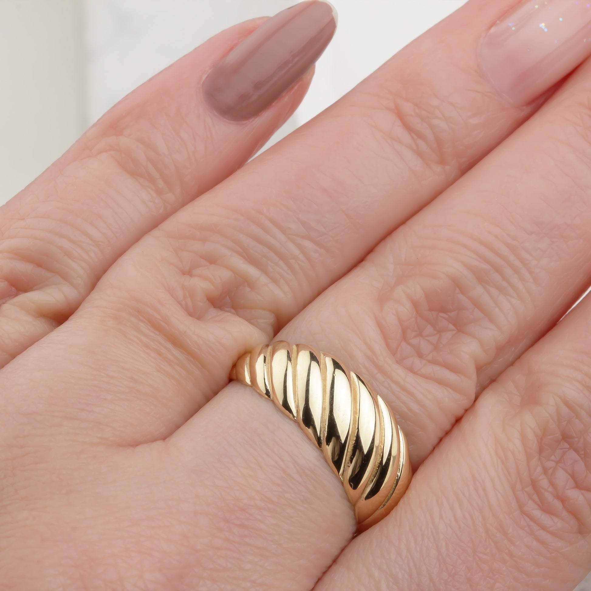 14k Solid Gold Ring - alternate view 3