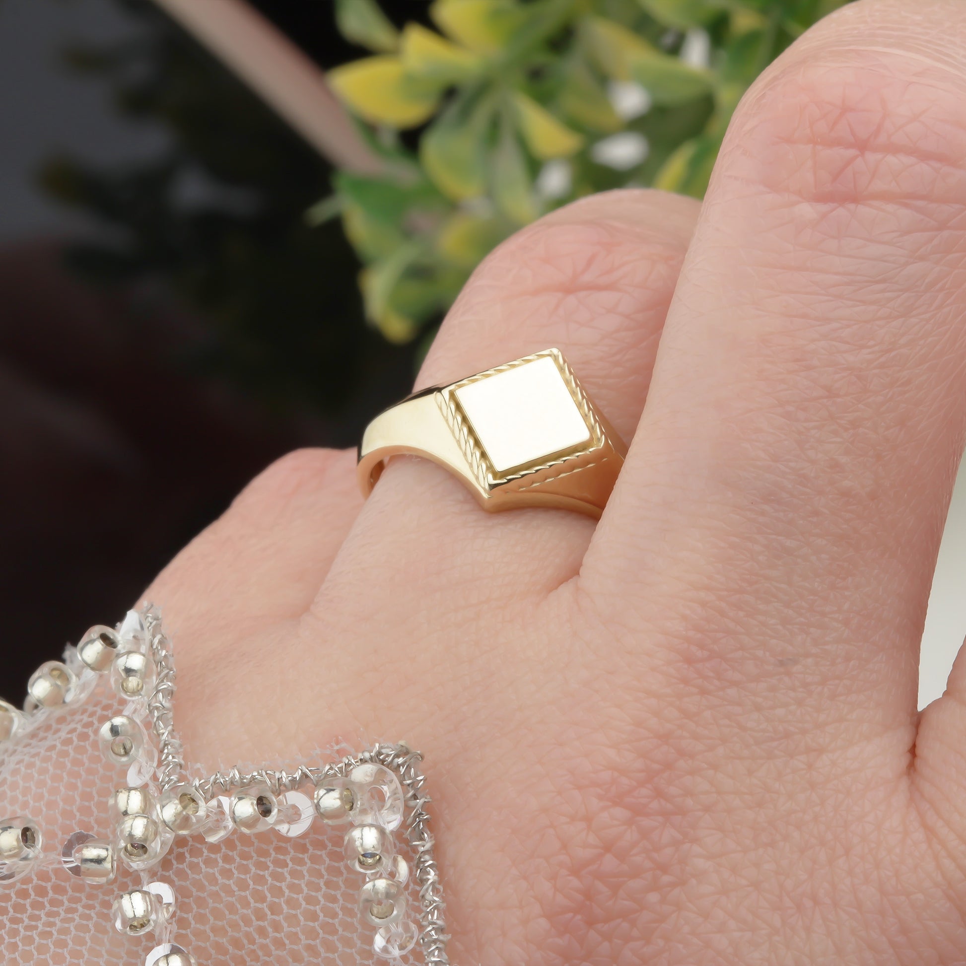 14k Solid Gold Ring - alternate view 4