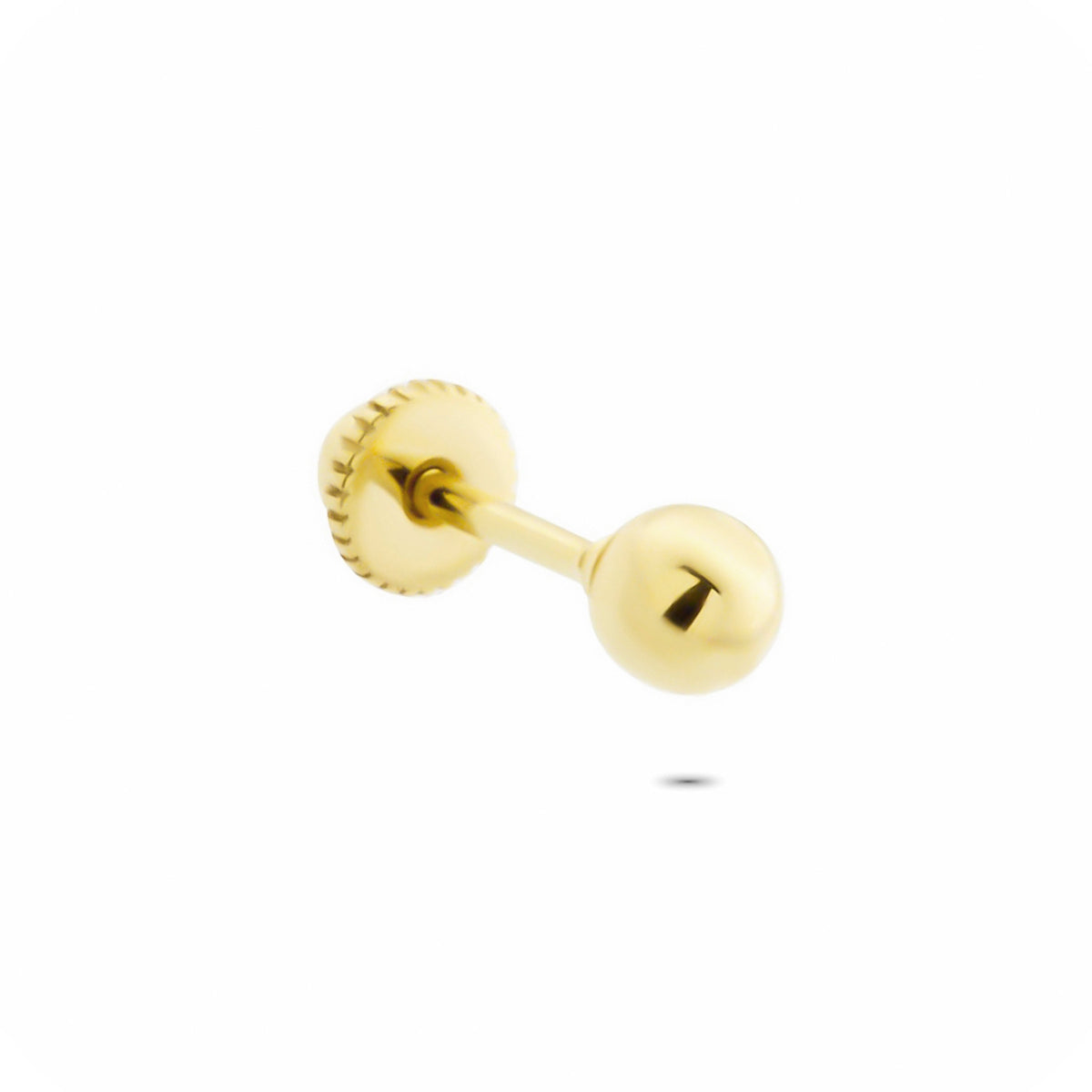 14k Solid Gold Ball Helix Piercing