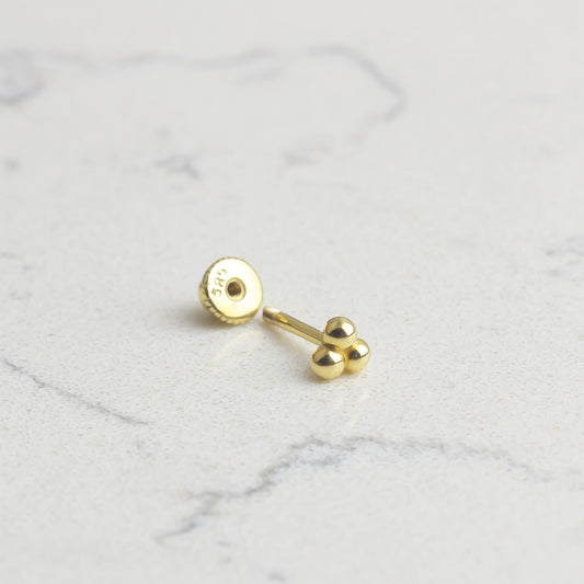 14k Solid Gold Dorica Helix Piercing - alternate view 2