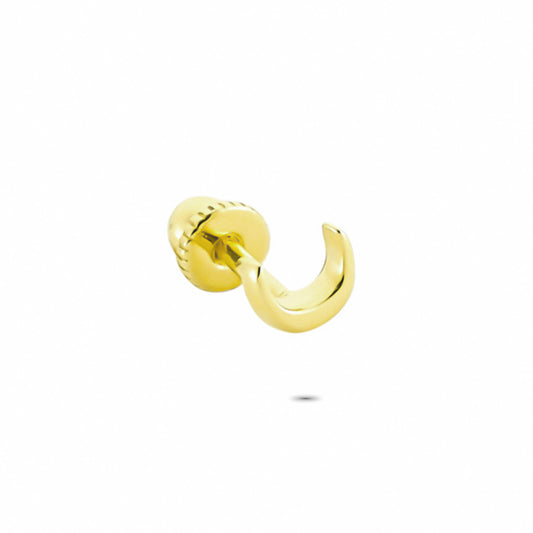 14k Solid Gold Crescent Helix Piercing