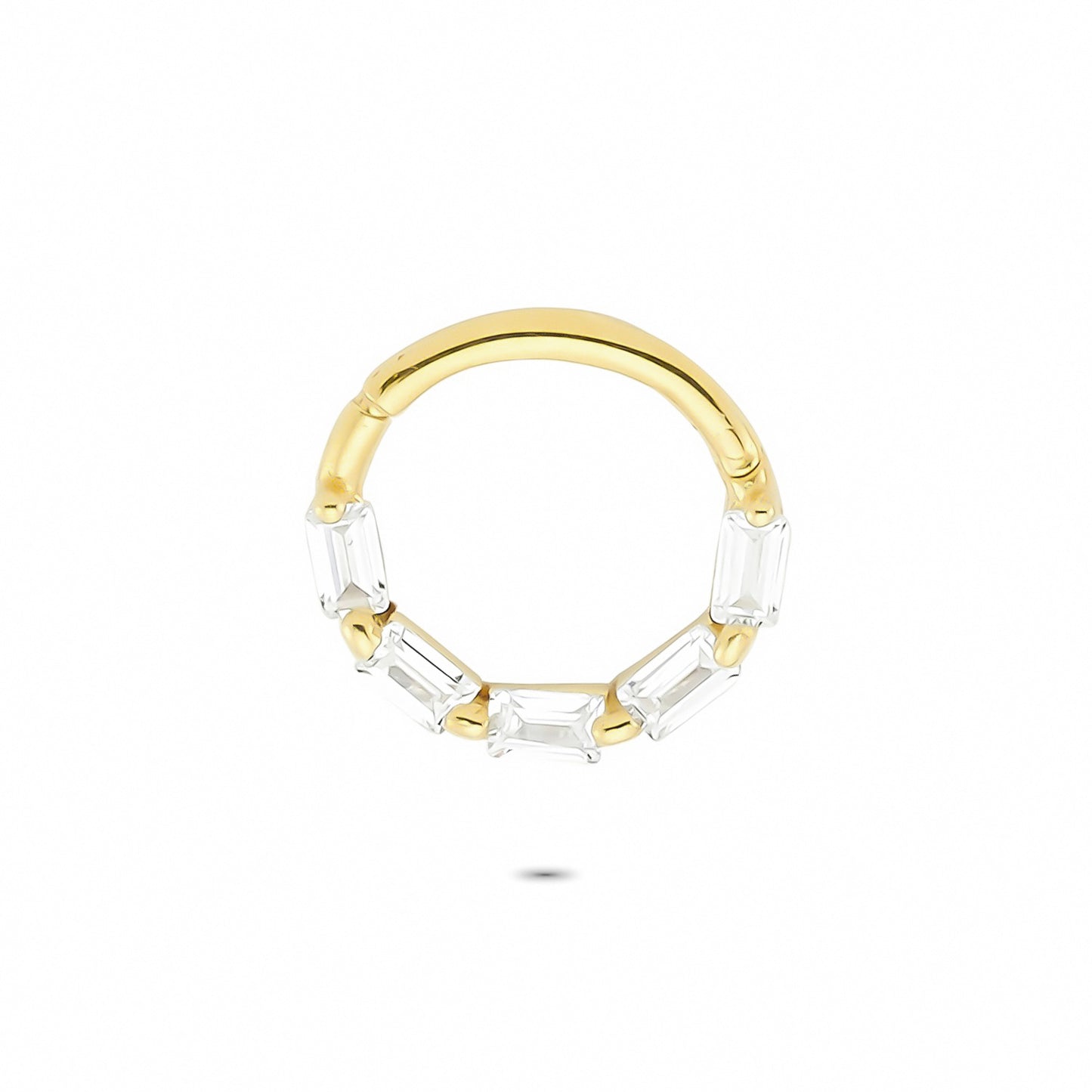 GEOMETRIC HOOP PIERCING