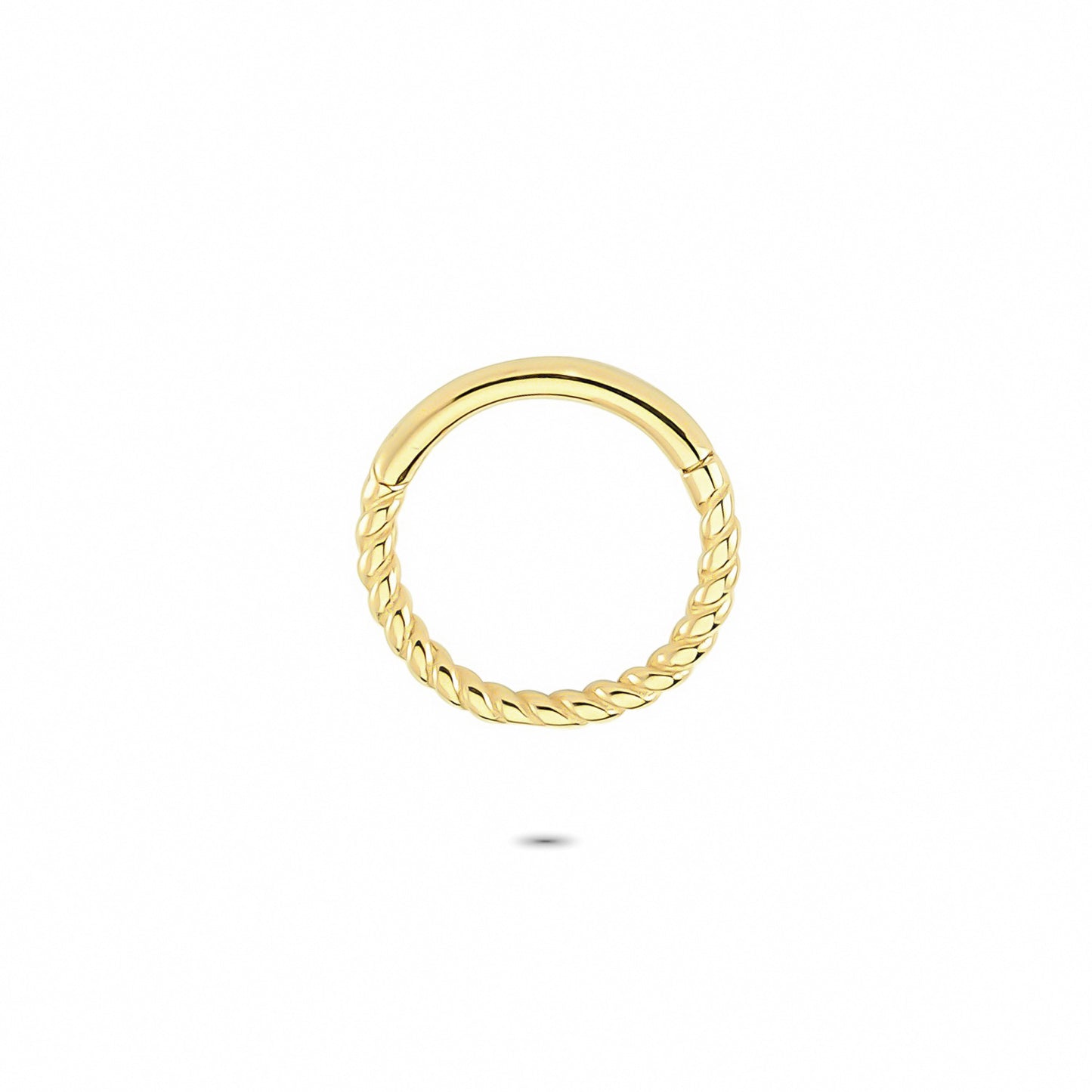 14k Solid Gold Gourmet Ring Piercing