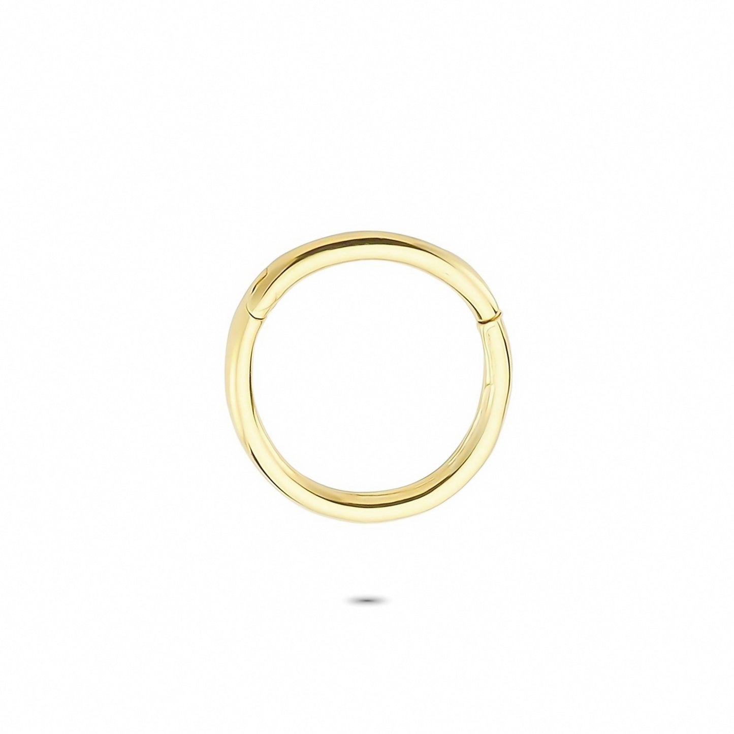 14k Solid Gold Ring Piercing