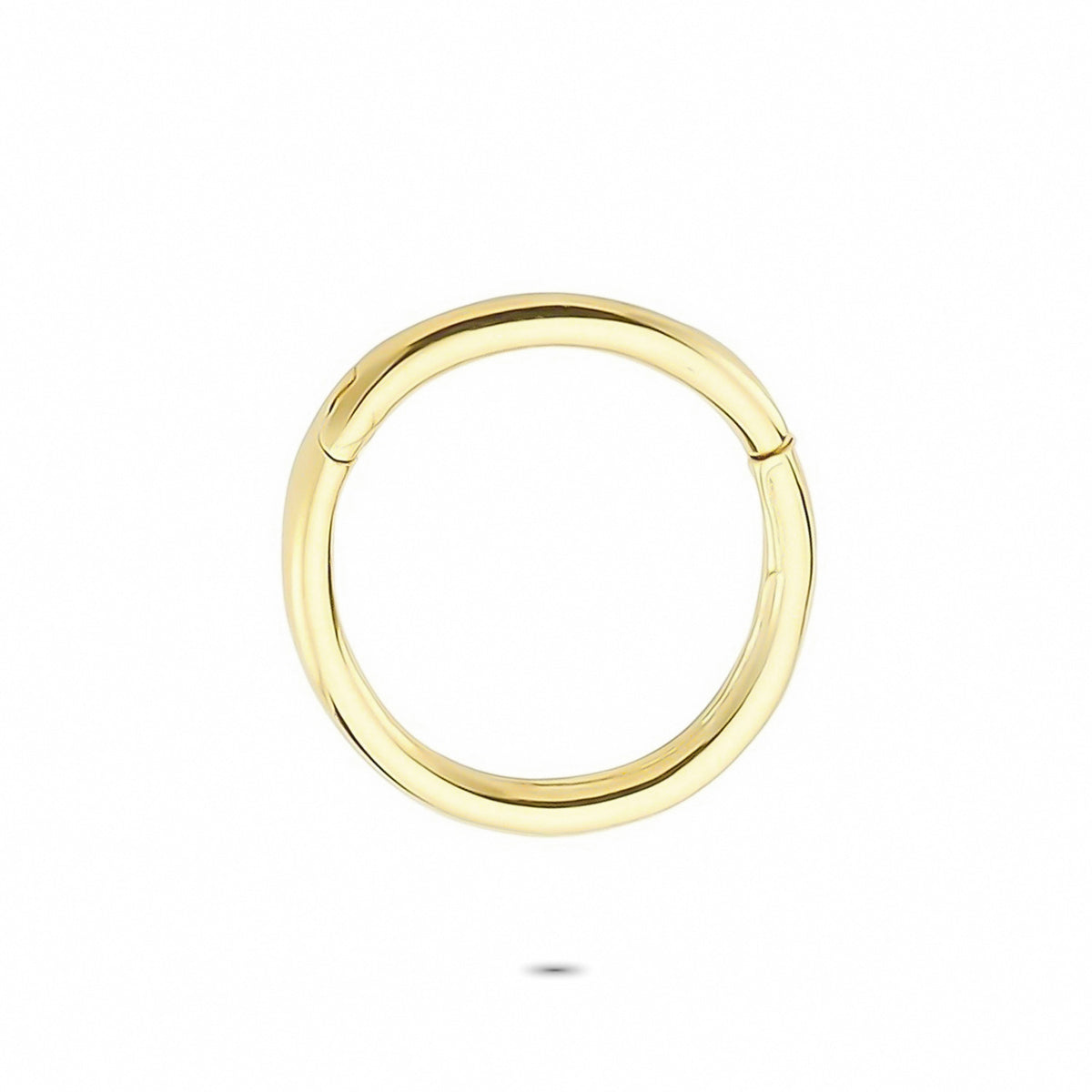 14k Solid Gold Ring Piercing