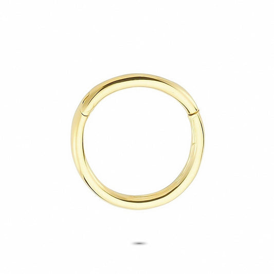 14k Solid Gold Ring Piercing
